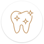 Icon representing high-quality dental care and healthy smiles